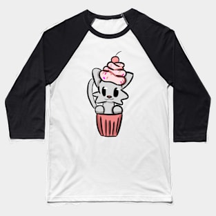 cupcake kitty Baseball T-Shirt